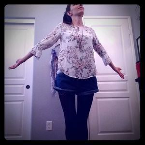 Van heusen floral blouse